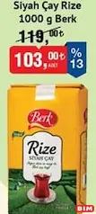 BERK SİYAH ÇAY RİZE 1000 G